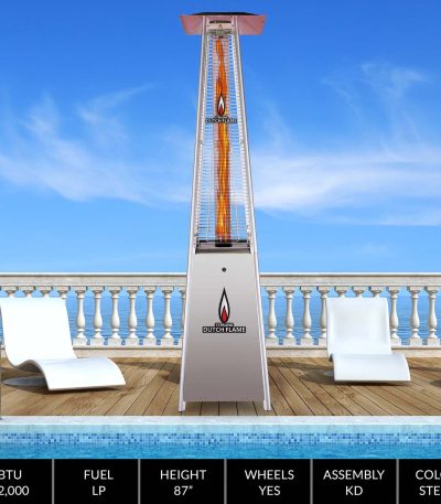 VENLO Lite KD Patio Outdoor Pyramid Heater