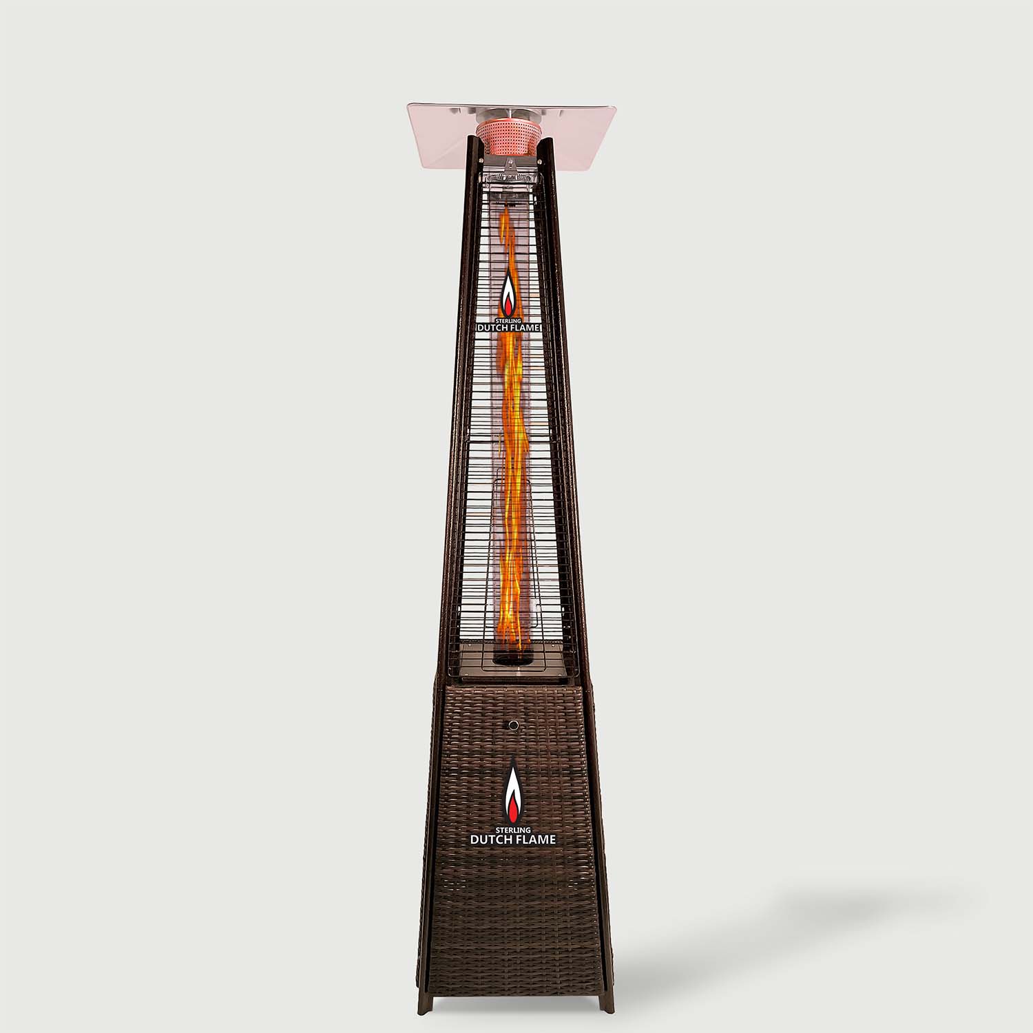 Wicker Pyramid Heaters