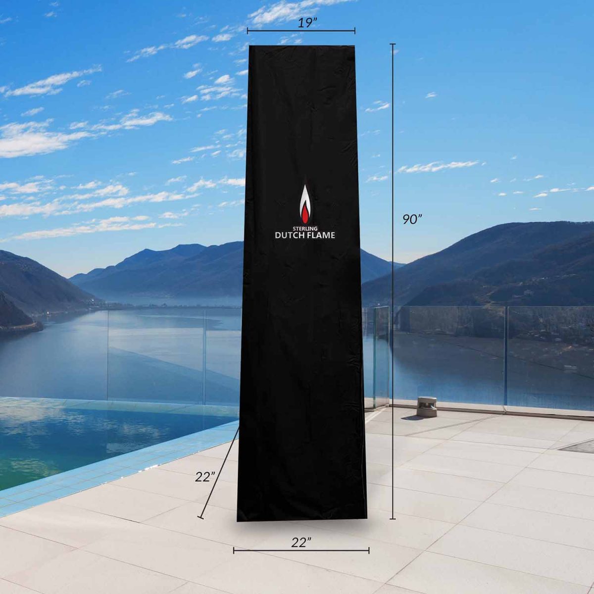 Triangle pyramid heater cover